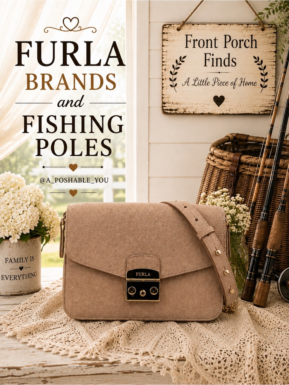 FURLA  Metropolis Toupe Leather Shoulder Bag